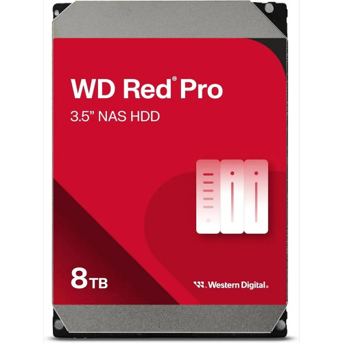 HDD WD Red Pro WD8005FFBX, 8ТБ, SATA III, 3.5"