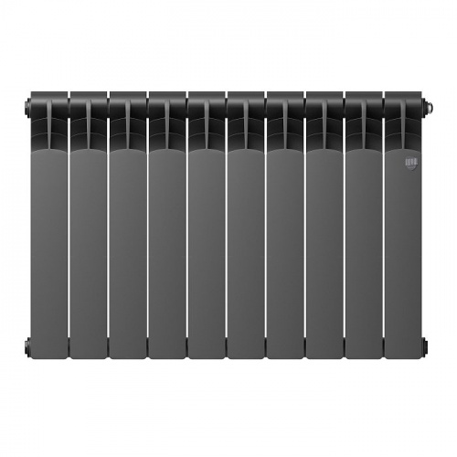 Биметаллический радиатор отопления  Royal Thermo Revolution Bimetall 500 2.0 10 Секций Noir Sable