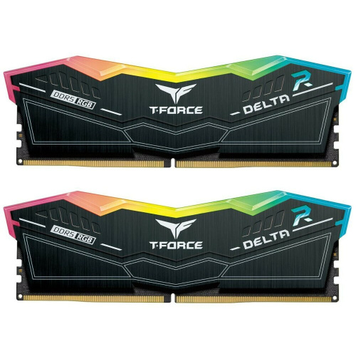 ОЗУ TEAMGROUP T-Force Delta RGB 32GB (FF3D532G6000HC30DC01) (2x16GB) DDR5 6000MHz CL30 (30-36-36-76) 1.35V / Black