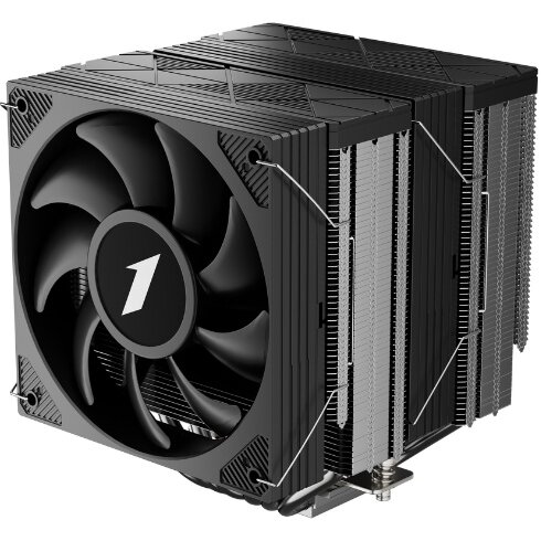 Кулер 1STPLAYER Cryo CY12-D Black (CY12-D-BK) / 6HPx6mm, dual tower, 2x120mm fans, 750-1900 RPM, 57.6 CFM, 38.2 dBA