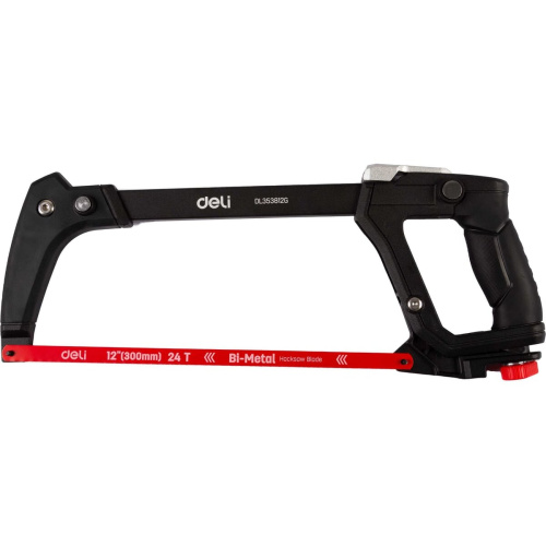 Ножовка DELI DL353812G по металлу, дереву, пластику 300мм