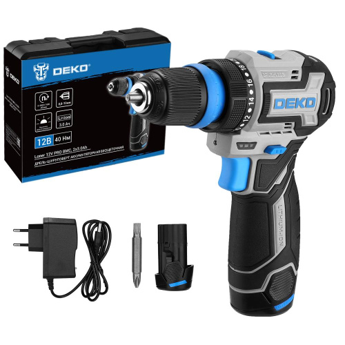 Дрель-шуруповерт Deko Loner 12V Pro (085-1122)