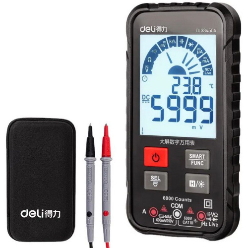 Мультиметр Deli DL334504
