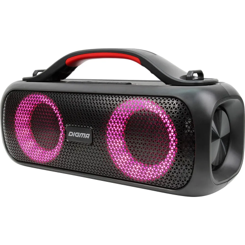 Колонка портативная Digma D-PS1531 черный/черный