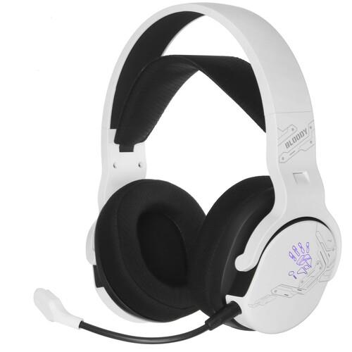 Беспроводные/проводные наушники A4Tech Bloody G370 белый