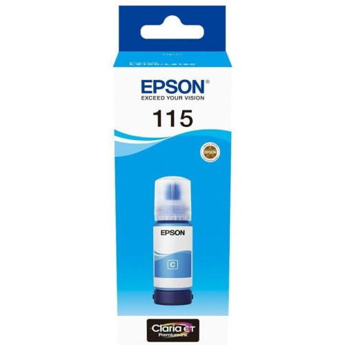 Чернила Epson 115 C13T07D24A голубой 70мл для Epson L8160/8180