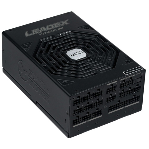 блок питания Super Flower (SF-1600F14HT) 1600 Ватт, ATX, 140mm, 14xSATA, 9xPCI-E(6+2), 5xPCI-E(6), APFC, 80+ Titanium, Full Modul