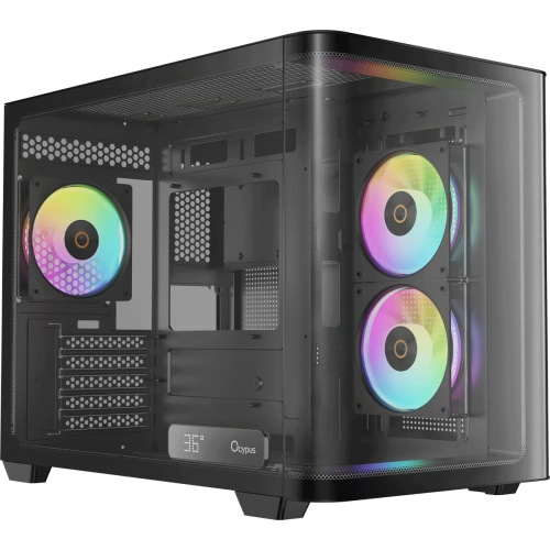 Корпус Ocypus Iota C50 BK Curve ARGB Digital mATX без БП (Iota-C50-BKD300CD-GL)
