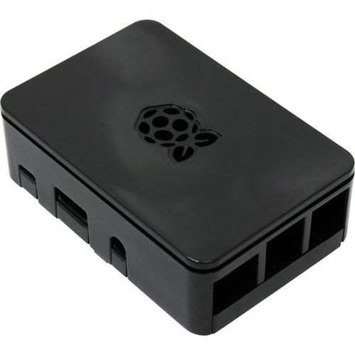 Корпус ACD RA179 black для микрокомпьютера Raspberry Pi 3 Black ABS Plastic case with Logo for Raspberry Pi 3