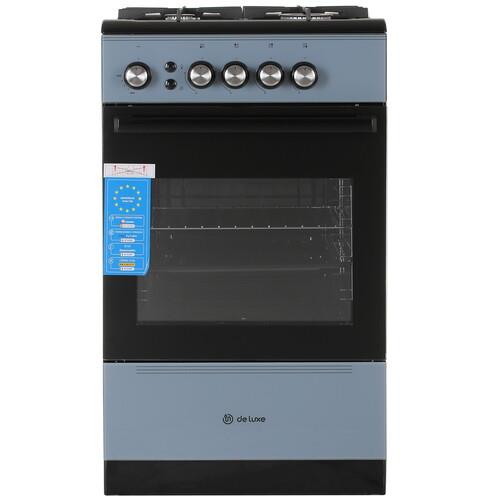 Газовая плита De Luxe 506040.24г ЧР-002 серый