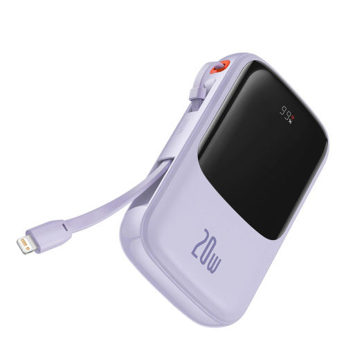 Портативное ЗУ Baseus Qpow Pro Digital Display Fast Charge PPQD2-20C фиолетовый