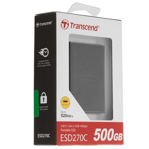 512 ГБ Внешний SSD Transcend ESD270С [TS500GESD270C]