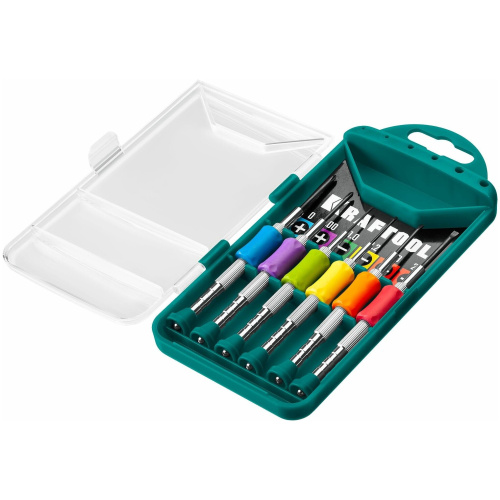 Набор часовых отверток для точных работ Kraftool Precision-6 (25679) 6 предметов