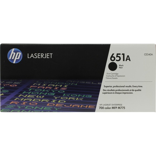 Картридж лазерный HP 651A CE340A черный (13500стр.) для HP LJ 700/775