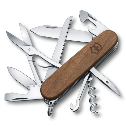 Нож перочинный Victorinox Huntsman Wood (1.3711.63) 91мм 13функций дерево карт.коробка