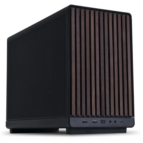 Корпус Lian Li A3 Wood (G99.A3X-WD.R0), mATX, Mini-Tower, без БП, черный