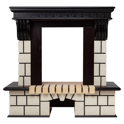 Портал каминный из МДФ RealFlame Stone под очаги (Majestic, Fobos, Eugene, 3D Olympic) AO античный дуб