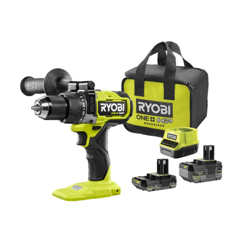 Дрель-шуруповерт Ryobi RPD18X-242S (5133005283) ударная (2 АКБ+ЗУ)