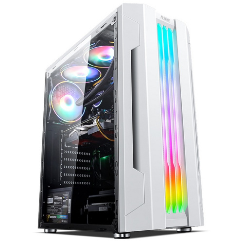 Корпус ALSEYE Auro 3.0-W Mini-ITX/Micro ATX/ATX, USB2.0*2+HD Audio+USB3.0*1, "H.D.D.(3.5")*2pcs+S.S.D(2.5")*2pcs, 354*185*413mm"