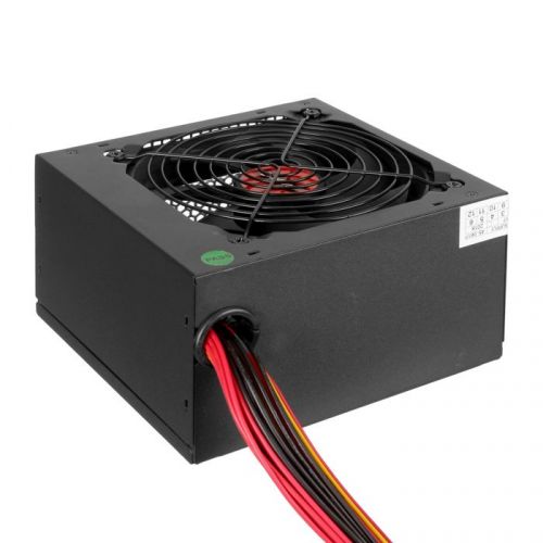 Блок питания ExeGate EX260643RUS-PC 600W 600PPE, ATX, PC, black, APFC, 12cm, 24p+(4+4)p, PCI-E, 5xSATA, 3xIDE, FDD + кабель 220V