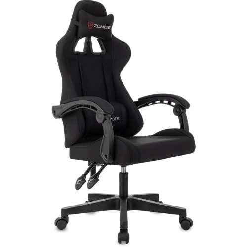 Кресло игровое ZOMBIE Void B на колесиках, ткань, черный