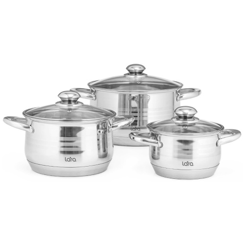 Набор кастрюль LARA LR02-100 Sonata 6пр