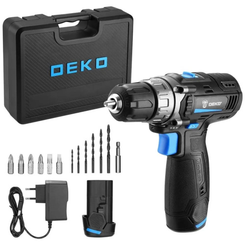Дрель-шуруповерт Deko DKCD12V Pro (083-1007) с аккум. и зу