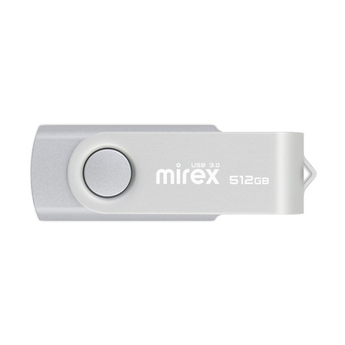 USB-флешка Mirex Swivel 13600-FM3SS512 512GB USB 3.0, Серебристый