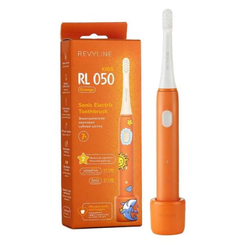 Детская зубная щётка Revyline RL 050 Kids оранжевая