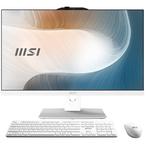 Моноблок MSI Modern AM242P 1M AiO (9S6-AE0722-1476) 23,8" FHD (1920x1080)IPS AG Non-touch, 3-100U (1.2GHz), 8Gb DDR5(1*8GB), 512GB SSD M.2, Intel UHD
