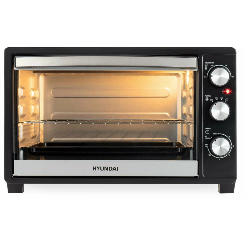 Мини-печь Hyundai MIO-HY074 серебристый/черный