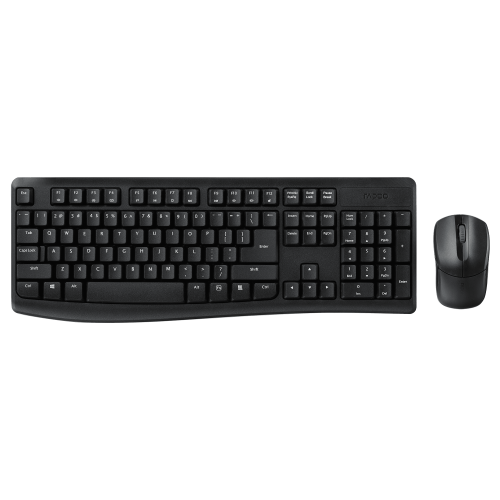 Комплект клавиатура и мышь RAPOO X1800 Pro Wireless Optical Mouse & Keyboard Black