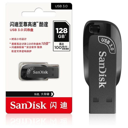USB-флешка SanDisk CZ410 Ultra Shift (SDCZ410-128G-G46) 128GB USB 3.0, Black