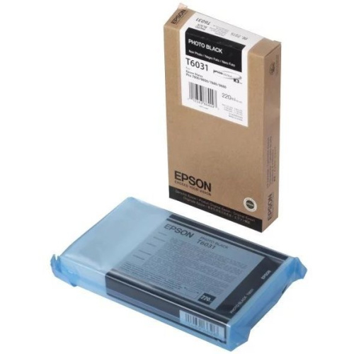 Картридж струйный Epson T6031 C13T603100 черный (220мл) для Epson St Pro 7880/9880