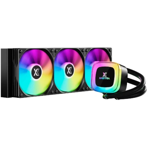 СВО XASTRA LP360 ARGB BK Intel LGA1851/1700/1200/115X/AM5/AM4 (3x120, ARFB fan and Pump, TDP 285W, black) RET