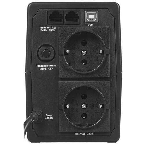 ИБП ExeGate Power Smart ULB-800.LCD.AVR.2SH.RJ.USB