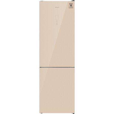 Холодильник Weissgauff WRK 2000 Total NoFrost Inverter Beige Glass