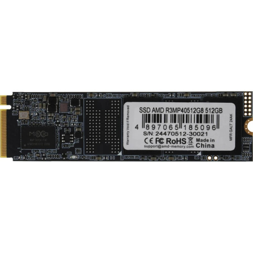 SSD AMD Radeon R3MP40512G8 512GB PCIe 4.0 x4 M.2 2280