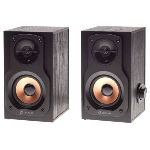 Колонки Oklick OK-162 2.0 черный 8Вт