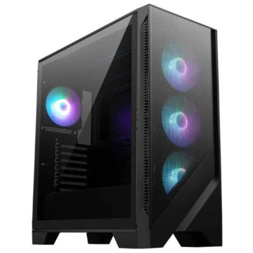 Корпус MSI Mag Forge 320R Airflow (306-7G23R27-HH9), без БП, Midi-Tower, TG, 4x120mm ARGB, 2xUSB 3.2, ATX, mITX Black