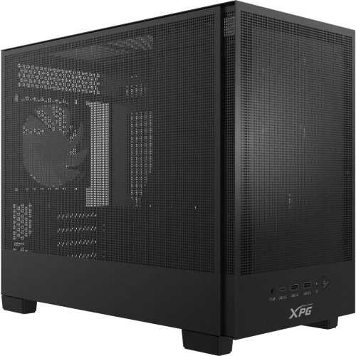 Корпус XPG Valor Mesh Nano Black (VALORMESHNANOMAA-BKCWW) mATX/Mini-ITX / 1x 120mm ARGB fan /front magnet filter/ 1*USB Type-C+2*USB 3.2