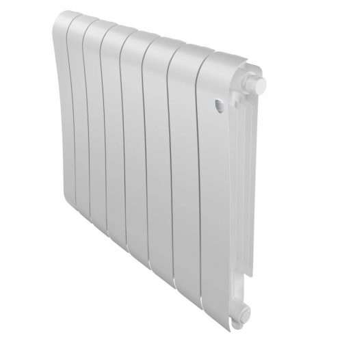 Биметаллический радиатор отопления  Royal Thermo Infinity 500 Vr80 8 Секций Bianco Traffico
