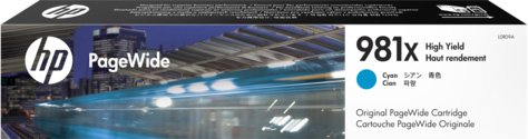 Картридж HP L0R09A 981X Cyan Original PageWide Crtg
