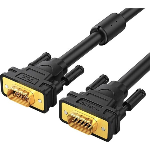 Кабель UGREEN VG101 11632 VGA Male to Male Cable 5m Black