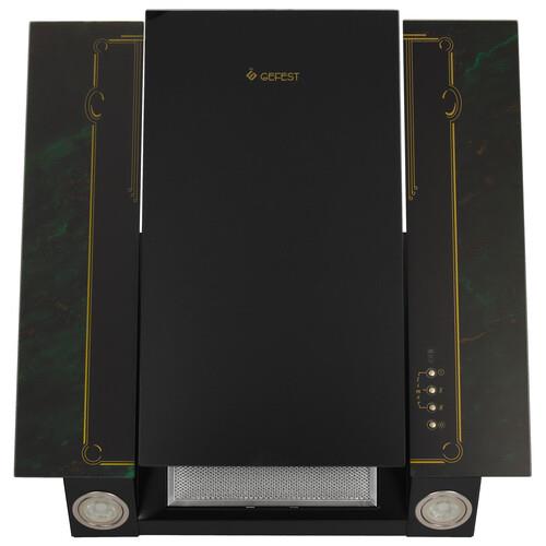 Вытяжка наклонная Gefest ВО 3603 К69 зеленый/черный