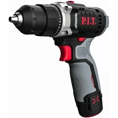 Дрель P.I.T. PBM12K-10A/2 X-Driver аккум, 2АКБ, ЗУ, кейс