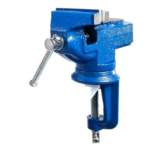 Тиски настольные, усиленные, поворотные FIT IT (59506)