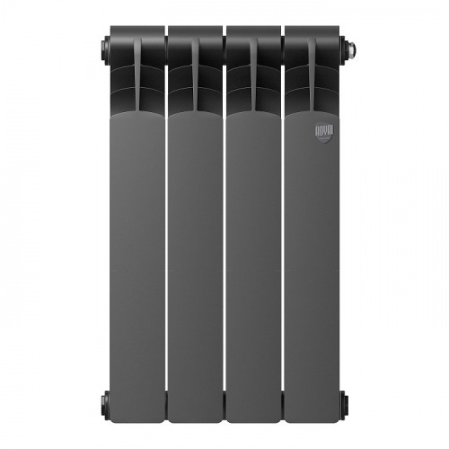 Биметаллический радиатор отопления  Royal Thermo Revolution Bimetall 500 2.0 4 Секции Noir Sable