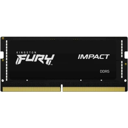 ОЗУ Kingston Fury Impact (KF548S38IB-16) 16GB PC-38400 DDR5-4800 SODIMM Black CL-38