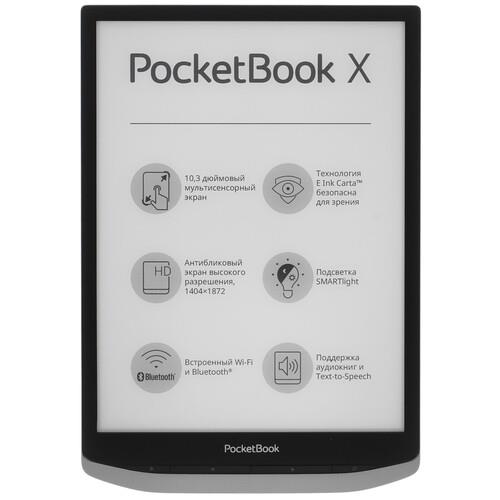 10.3" Электронная книга PocketBook X серый